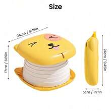 Trintion Compact 2-In-1 Training Potty, Toilet Seat With Splash Guard & Chair, Portable Urinal, Durable Material, Easy Storage For Indoor Outdoor Use - Yellow - View 4