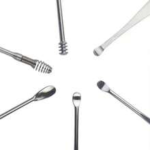 6-In-1 Portable Ear Wax Removal Tool Kit, Earwax Cleaner Curette Ear Spoon Ear Wax Removal Picker - View 2