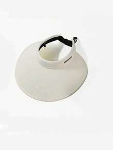 女士新款防UV冰絲太陽帽，寬簷戶外通風設計沙灘蝴蝶結遮陽帽 - 墨帽 - 查看 11