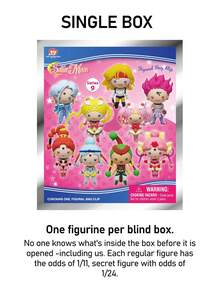 Monogram 1 Stück offiziell lizenzierte PVC Blindbox/Tasche 3D Figur Schlüsselanhänger Anhänger Anime Charakter Sammlerstück Accessoire, Geschenk für Anime-Fans, produziert von Toei Animation - Verschiedenfarbig - Übersicht 7