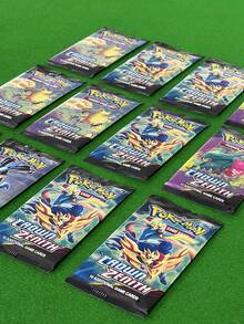 宝可梦稀有风格卡片，独特设计，可用于构建个性化卡片套装，随机发货 - 彩色 - 查看 7