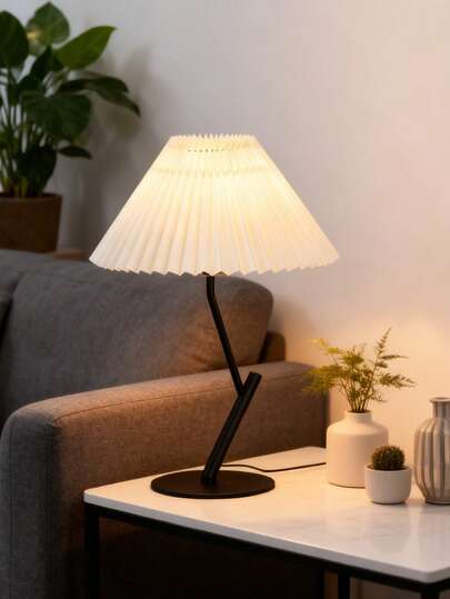 1pc USB Powered Warm Light Desk Lamp, Modern Retro Innovative Atmosphere Minimalist Decor Lamp, Suitable For Bedroom Bedside, Room Tabletop