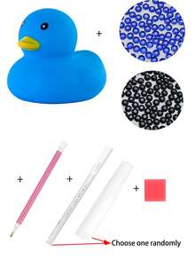 DIY Diamond Painting Duck, Multicolor Interesting Handicrafts, Glue Pen, Handmade Decorations - Multicolor - View 20