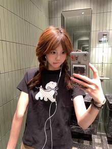 Women T-Shirts - Black - View 2