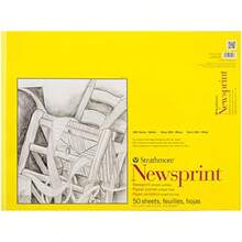 Strathmore Smooth Newsprint Paper Pad 307018-50 hojas - Derecho - Ver 1