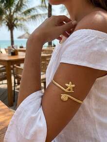 Vòng tay trang sức nữ, vòng tay vàng đi biển, phụ kiện cần thiết cho kỳ nghỉ hè ở bãi biển. - Nhiều màu - Xem 3