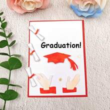 1 szt. wykrojnik do scrapbookingu z okazji ukończenia szkoły, wykrojnik do tłoczenia w kształcie czapki kawalerskiej, odpowiedni do ozdób świątecznych, tworzenia ręcznie robionych kartek, eleganckich albumów, na ślub, urodziny, walentynki, kartek wielkanocnych, do scrapbookingu, zaproszeń i prezentów - 230925 - Zobacz 3