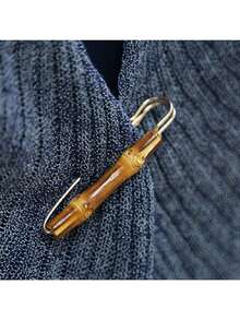 Bamboo Knot Shaped Brooch, Sirius Metal U-Shaped Fashion Brooch, European And American Korean Style - Multicolor - View 8