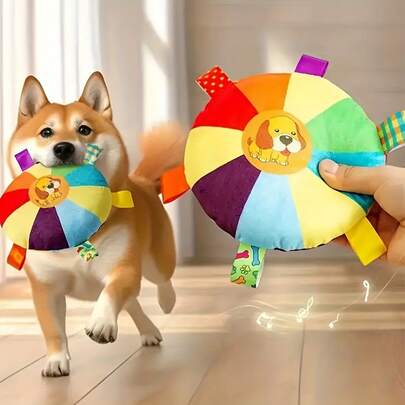 Durable Interactive Dog Toy - Colorful Sound Toy, Cartoon Bear Design, Gentle Material, Suitable For Training And Play, Suitable For All Dog Breeds, Training Toy| Interesting Design| Gentle Material, Dog Toy