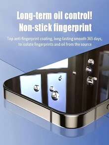 2 en 1 - Protector de pantalla de vidrio templado de cobertura completa + Funda para teléfono - Compatible con iPhone 17 Pro Max/17 Pro/17 Air/17/16 Pro Max/16 Pro/16/16E/15 Pro Max/15 Pro/15 Plus/15/14 Pro Max/14 Pro/14 Plus/14/13/12/11/X/XS/XR - transparente - Ver 5