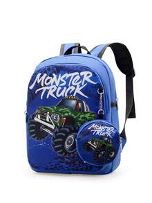 Cute Cartoon Children Backpack, Kindergarten Boys Girls Daypack, Small Kids School Bag - Blue - View 10