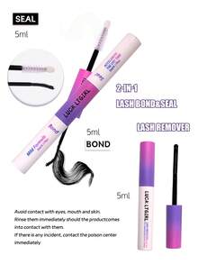 10-16毫米睫毛嫁接，10P/20P/30P/40P自然纤细蓬松款，50P/60P/80P/100P浓密丰盈款睫毛簇，二合一睫毛胶水/睫毛底膏，睫毛镊子，化妆工具及必备品 - 黑色 - 查看 11