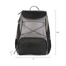 PICNIC TIME  - Mochila Unisex PTX para Adultos - Negro con detalles grises. - Ver 7