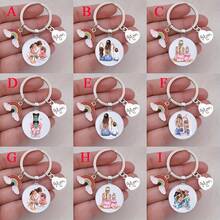 1件彩虹妈妈时光仿宝石项链，带彩虹吊坠，精美包包配饰，母亲节或节日礼物佳选 - 彩色 - 查看 2