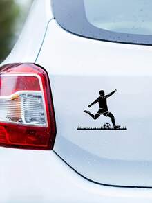 1pc/3pcs/5pcs/10pcs Football Boy Switch Stickers, Decorative For Spring, Summer, Autumn, Winter, Bathroom, Wall, Car, Background, Bathtub, Window - A - View 2