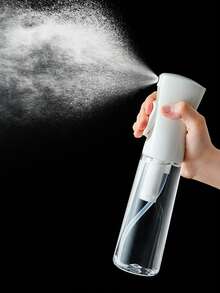 1个，200毫升/300毫升/500毫升容量，高压连续喷雾瓶，透明可重复使用塑料精细雾化器，专业美发工具，室内植物喷雾浇水壶，多用途家用喷水瓶。 - 多色 - 查看 1