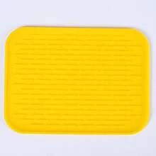 硅胶隔热垫，锅垫，长方形隔热垫套装，适用于热锅、餐具、杯垫和餐垫，多功能桌面保护垫，厨房用品 - 彩色 - 查看 14