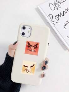 500张/卷 病毒式复古漫画眼睛贴纸，深邃眼神表情包，学生DIY日记封口贴纸必备抽象表情包，文具用品剪贴簿用品趣味贴纸 Kindle - 深情對視 - 查看 4