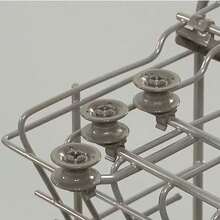 4件套洗碗机上下轮组件 611475 替换件，适用于碗碟架下层轮子，替换件号：Bsh-00611475 1559847 AH3477735 AH8727387 灰色 - 洗碗機配件 - 查看 6