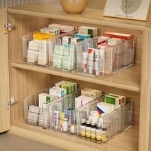 The Medicine Storage Box, Cabinet, Medicine Box, Compartments, Home Treatment, Infusion, Emergency Medicine Box - Multicolor - View 1