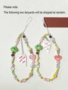 椰子树心形贝壳CCD相机挂绳，手机壳吊坠，防丢绳，DIY串珠 - 椰子樹 - 查看 10