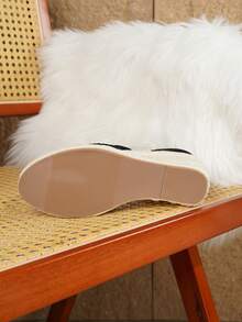 Women's Comfortable Slip-On Round Toe Platform Wedge Shoes, Spring/Summer - Black - View 4