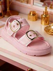 Karsten Adjustable Casual Sandals For Girls - Pink - View 1