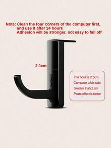 Headphone Stand Hook Hanger, Suitable For PC Over-Ear Headphones, Monitor, Desk, Wall Game Storage Rack, Compact & Sturdy Headset Holder That Not Only Provides Firm Support But Also Saves Space,12 Pcs Furniture Touch Up Kit Markers & Amp Filler Sticks Wood Scratches Restore Scratch Patch Paint Pen Wood Composite Repair Crayon Markers,Free Pencil Shar R - 2件/黑色 - 查看 6