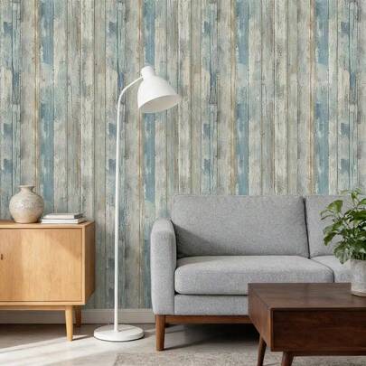 1 Roll Of Wood Grain Self-Adhesive Vinyl Wallpaper, Peel And Stick Wallpaper, Waterproof And Moisture-Proof Removable, Suitable For Bedroom, Kitchen, Living Room Decor, Wall Decoration, Room Decor, Holiday Decoration Stickers, Birthday Graduation Gifts