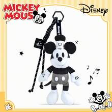 Disney 迪士尼官方授权米奇飞行员系列儿童毛绒玩偶背包挂件钥匙扣挂绳摆件，儿童生日礼物 - 彩色 - 查看 9