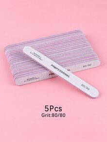 灰白相间指甲锉，直锉，美甲护理工具 - 淺灰色 - 查看 10