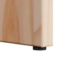 Coffee Table Natural 50 X 40 X 50 Cm Solid Pine Wood - Brown - View 9