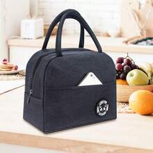 1pc Insulated Lunch Bag, Bottle Warmer Bag, Diaper Bag, Aluminum Foil Lining Lunch Box Tote - Multicolor 2 - View 4