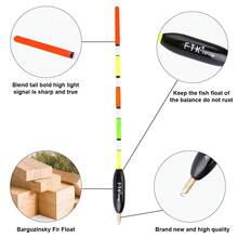 FTK 5pcs Fishing Floats, Long Distance Swinging Floats, 5 Different Weights, Swinger Carp Fishing Floats - Multicolor - View 6