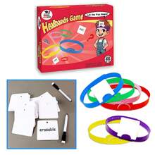 hoojojo 6-Color "Who Am I?" Headband Set, Includes Reusable Cards And Pen, Multiplayer Guessing Game, Suitable For Classroom, Family Gatherings And Fun Interactive Activities - Multicolor - View 13