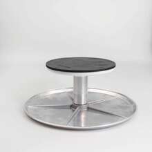 Base Giratoria para Pasteles de Aluminio de Grado Alimenticio de 12 Pulgadas, Plato Giratorio Suave y Silencioso para Repostería con Base Antideslizante, Herramienta Profesional para Decoración de Pasteles para Uso Doméstico y Comercial - Ver 10