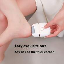 Máy chà chân điện sạc lại được kèm 6 đầu chà nhám thay thế, một thanh chà nhám mini và một đầu chà nhám dày đa chức năng để đánh bóng. Nhỏ gọn và dễ sử dụng, sạc qua cổng USB, phù hợp cho da khô và nứt nẻ, món quà tuyệt vời dành cho phụ nữ vào Ngày Valentine/Ngày của Mẹ. - Nhiều màu - Xem 9