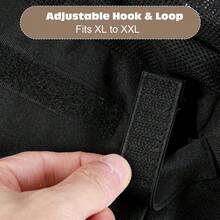 Mesh Chef Hats, Adjustable Black Chef Cap Beanie For Men, Women, Cooking Baking, Breathable, (Black) - Default - View 4