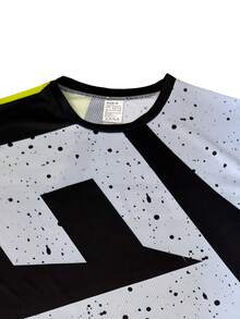 ETIXXL 摩托車 T-Shirt 男款運動黑色輕量透氣快乾騎行球衣 - 黑色 - 查看 3