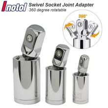 旋转接头套筒适配器通用冲击延长杆方头驱动 1/4 (6.35mm) 3/8 (9.5mm) 1/2 (12.5mm) SAE 头 360 度汽车维修扳手工具 - Swivel Socket Joint Adapter - 查看 2