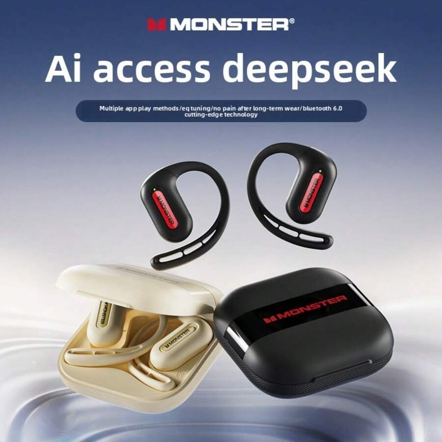 Monster GT29 无线蓝牙耳机，AI 同声传译，蓝牙 6.0，Hi-Fi 无损音质，超长续航，超低延迟 - 查看 1