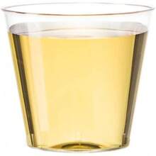 100 Plastic Shot Glasses - Multi Use Crystal Clear Hard Plastic Sampling Cups - 30ml - 1 Oz - 100 Count (Pack Of 1) - View 2