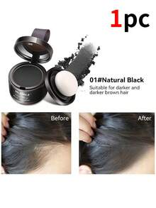 内置梳子染发刷 - 易于旋转的涂抹器，防水防汗，持久显色，遮盖白发和灰发，采用植物基方形配方，易于均匀涂抹，临时染发棒，一次性染发剂，度假必备，适用于假发 - 彩色 - 查看 6