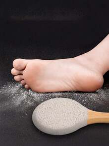 1pc Professional Foot Care Tool, Suitable For Removing Dead Skin. Lollipop Shaped Foot Scrubber, Removes Calluses And Dead Skin, Foot Care Scraper, Home Foot File - A - View 3