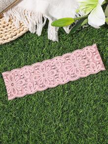 1 chiếc băng đô ren họa tiết hoa cúc màu trơn phong cách đường phố dành cho nữ, phụ kiện tóc ren mùa hè, băng đô đi biển, băng đô thấm mồ hôi khi đi nghỉ mát. - Nhiều màu - Xem 18