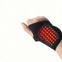 Self-Heating Red Dot Friction Warming Wrist Brace, Suitable For Home, Sports, Fitness, Office And Other Occasions For Wrist Protection - Black - View 1