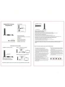 420英里范围室内电视天线：紧凑便携设计，兼容4K超高清，配备优质功率放大器+信号增强器，适用于16英尺同轴电缆，可用于智能电视/老式电视。 - 黑色 - 查看 8
