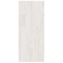 Book Cabinet Room Divider White 100x30x71.5 Cm Pinewood - White - View 6