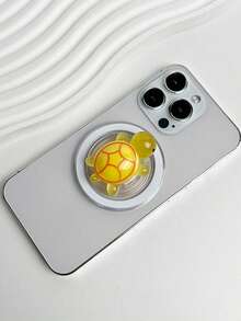 Cute Luminous Turtle Magnetic Phone Grip Holder Mini Resin Retractable Foldable Turtle Magnet Phone Stand.Pop Soket, - Multicolor - View 14