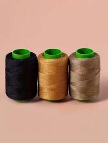 Multicolor Dynamic Sewing Thread, Polyester Sewing Thread, Suitable For Embroidery, Sewing And Garment, 3-Ply Thick Clothing Mending Thread, Polyester Denim Thread, Household Sewing Thread, Machine Sewing Thread, Suitable For Sewing Enthusiasts And Beginners, Denim, Bags, Denim Pants, Thick Fabrics DIY, Jeans, Quilts, Backpacks, Clothes, Etc. - Sewing Thread - View 3
